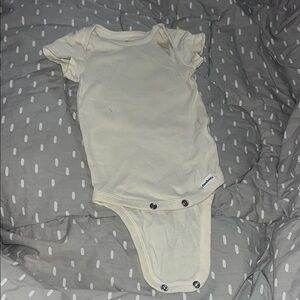 Calvin Klein Ivory Baby Bodysuit